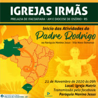 Pe. Rodrigo Schüler de Souza será apresentado como pároco da Igreja-Irmã da Diocese de Osório neste sábado