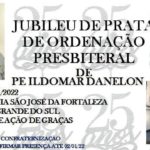 Pe. Ildomar Ambos Danelon celebra 25 anos de sacerdócio