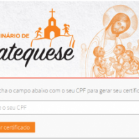 Estão disponíveis os certificados do Seminário Diocesano de Catequese