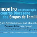 Inicia os preparativos para o Encontrão Diocesano dos Grupos de Famílias