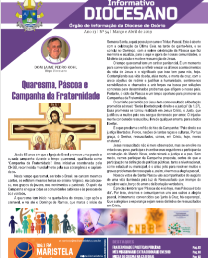 Informativo Diocesano – Dez/2018 a Fev/2019