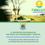 4º Encontro Diocesano da Pascom acontece em junho