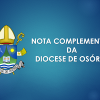 Bispo da Diocese de Osório suspende Missas e Celebrações da Palavra com presença de povo, a partir de hoje, dia 20 de março