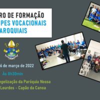 Encontro de formação para as Equipes Vocacionais Paroquiais (EVPs) acontece em Capão da Canoa
