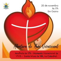 Santa Missa na Catedral Nossa Senhora da Conceição marcará a abertura do Ano Vocacional na Diocese de Osório