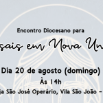 Encontro Diocesano para Casais em Nova União acontecerá em 20 de agosto na Vila São João / Torres