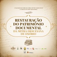 Diocese de Osório lança o projeto de Restauração de seu Acervo Documental e oferece oficina gratuita
