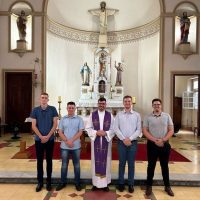 Diocese de Osório tem quatro novos seminaristas no Propedêutico em Gravataí